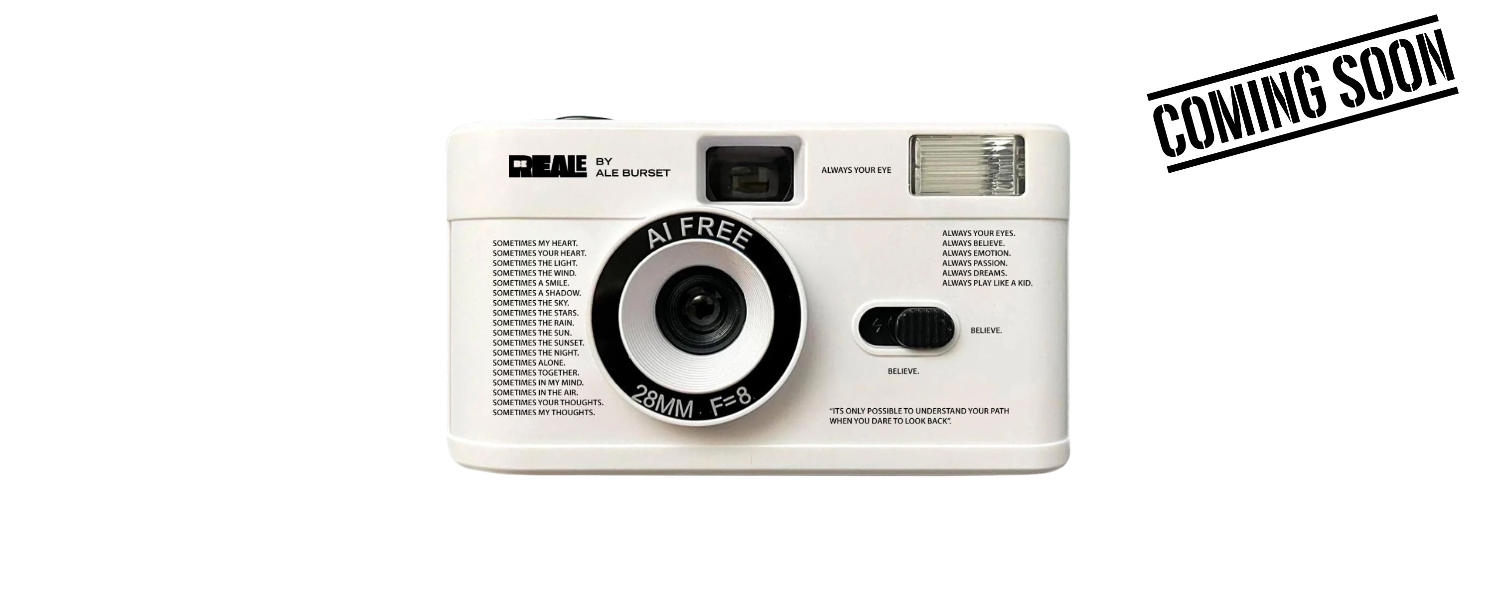 BE REALE BELIVE BY ALE BURSET & US